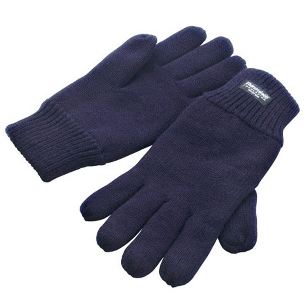 Result Winter Essentials Unisex Adult Lined Thinsulate Winter Gloves / Navy